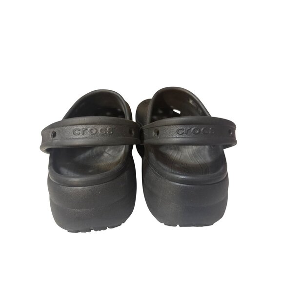 Classic Black Crocs Clogs With Slingback Strap Size Womens 9 - Picture 4 of 6